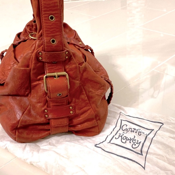 Cynthia Rowley- luggage/brown Leather Bag - Picture 7 of 7